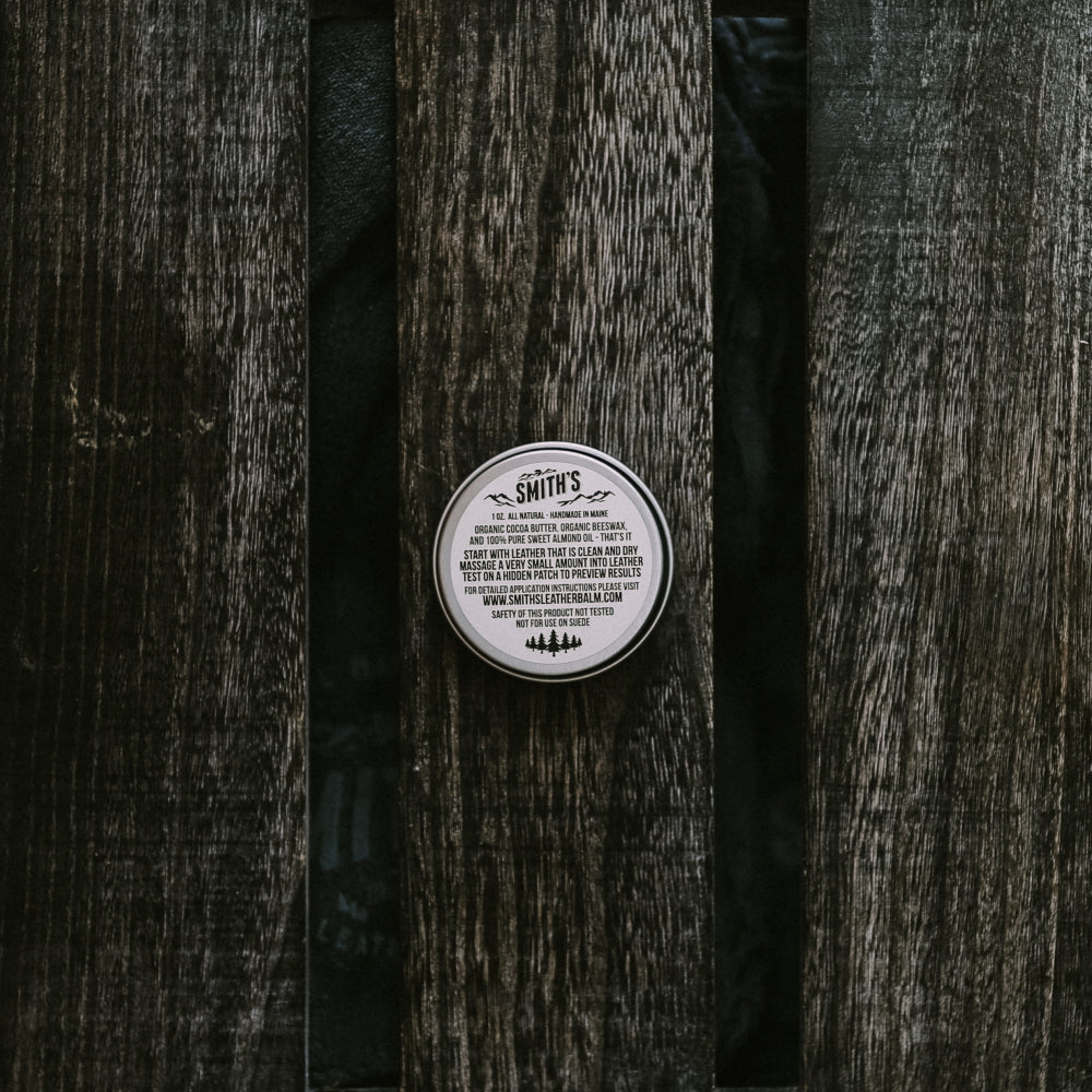 2 OZ. TIN OF LEATHER BALM