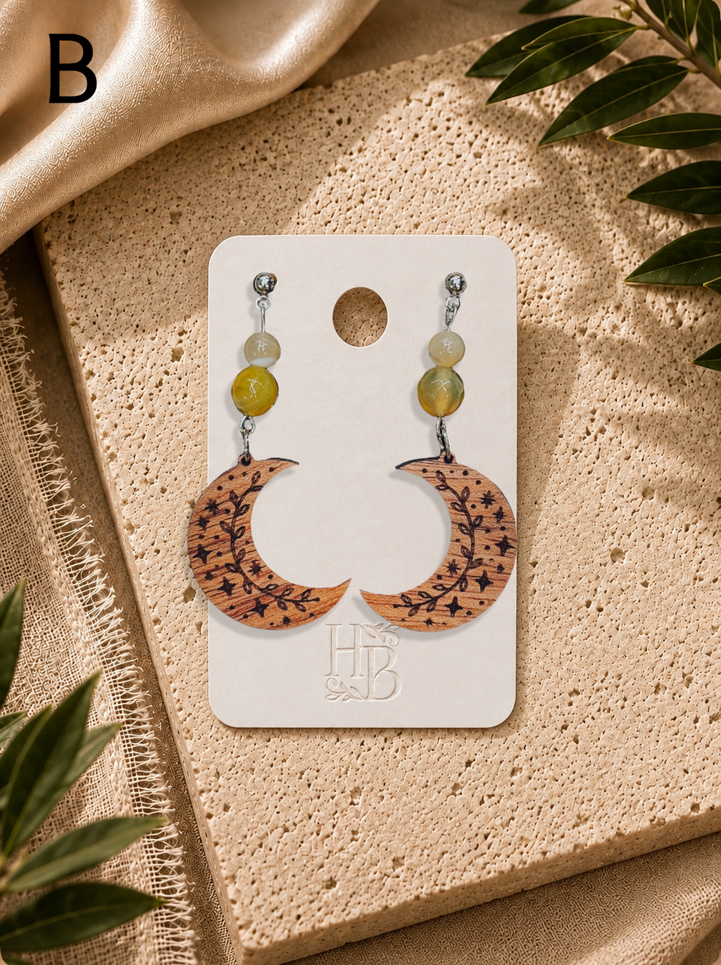 Moon & Vine Earrings
