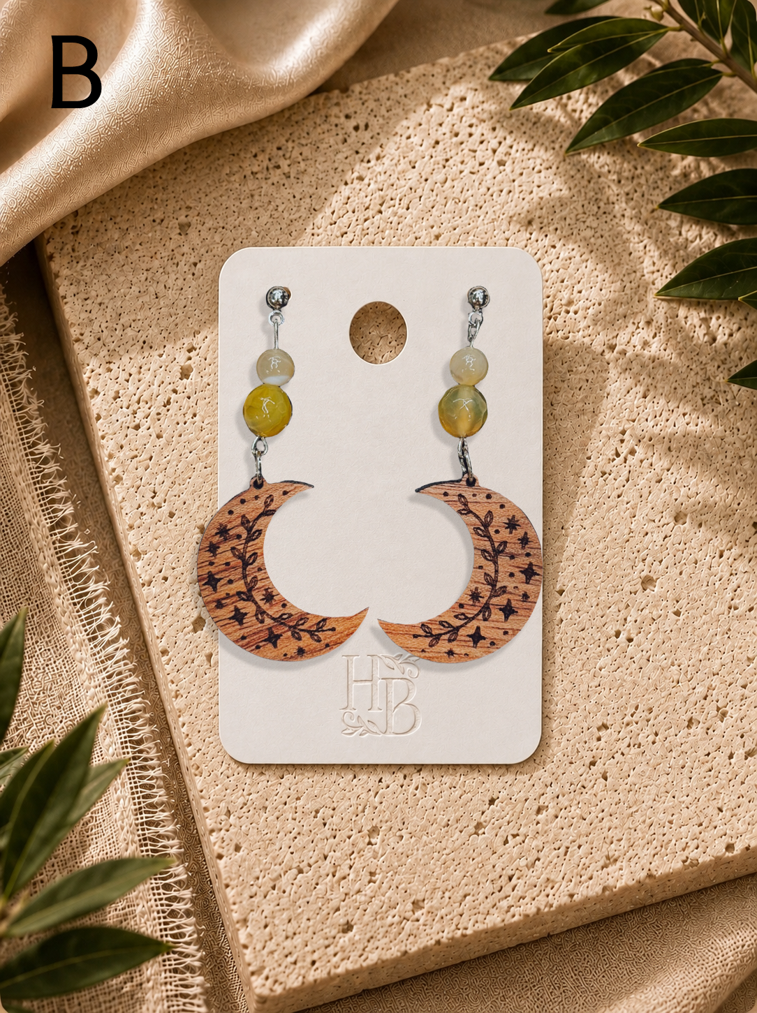 Moon & Vine Earrings
