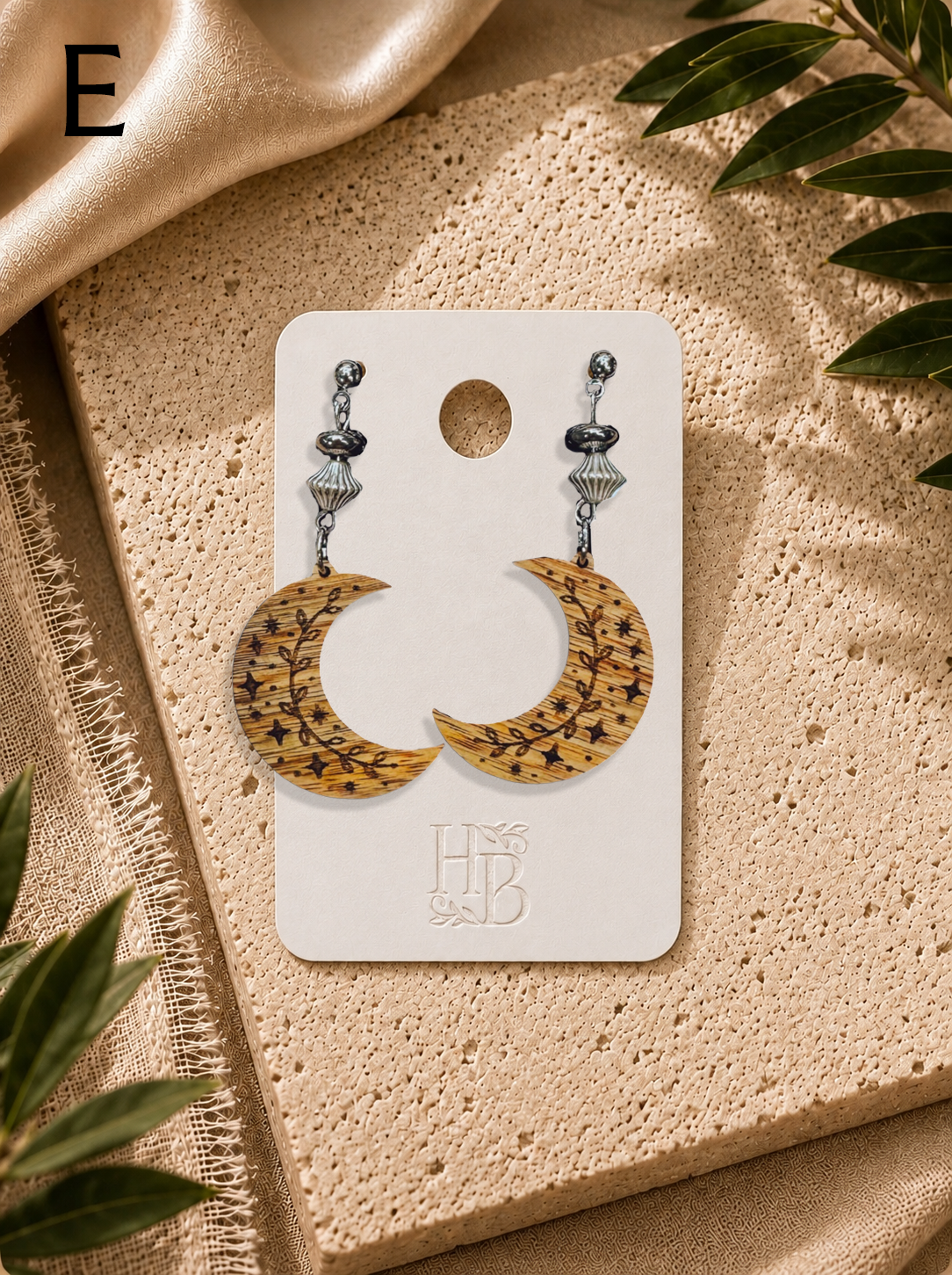 Moon & Vine Earrings