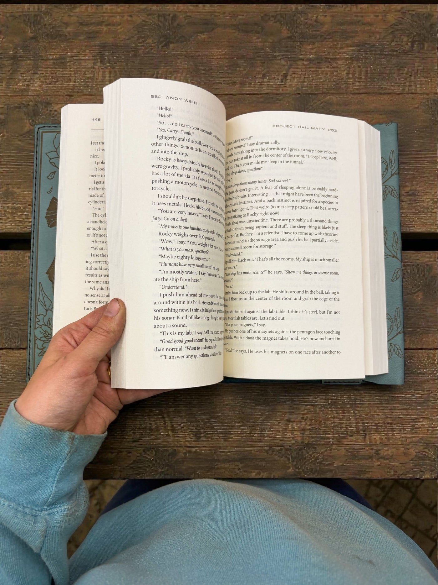Place the bookmark