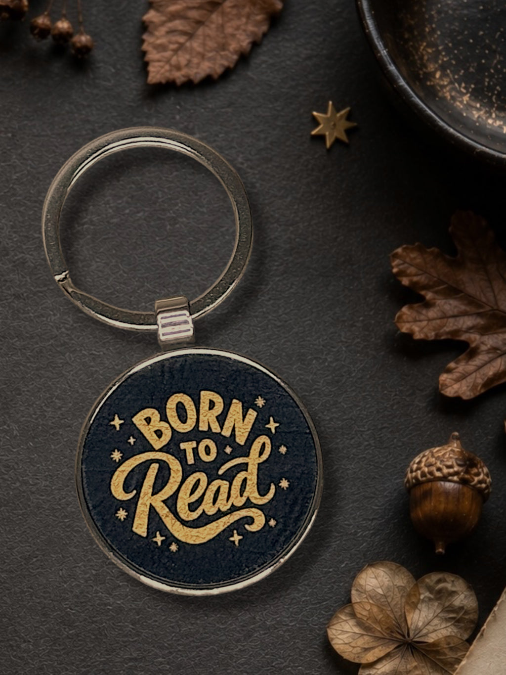 Born to Read Keychain