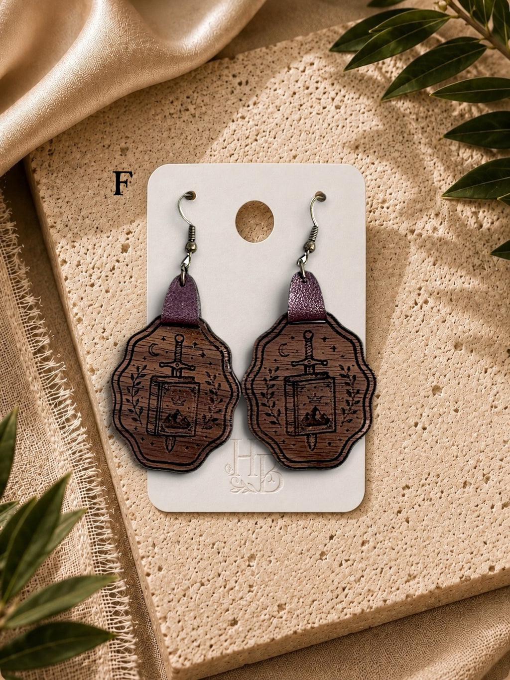Sword & Story Earrings
