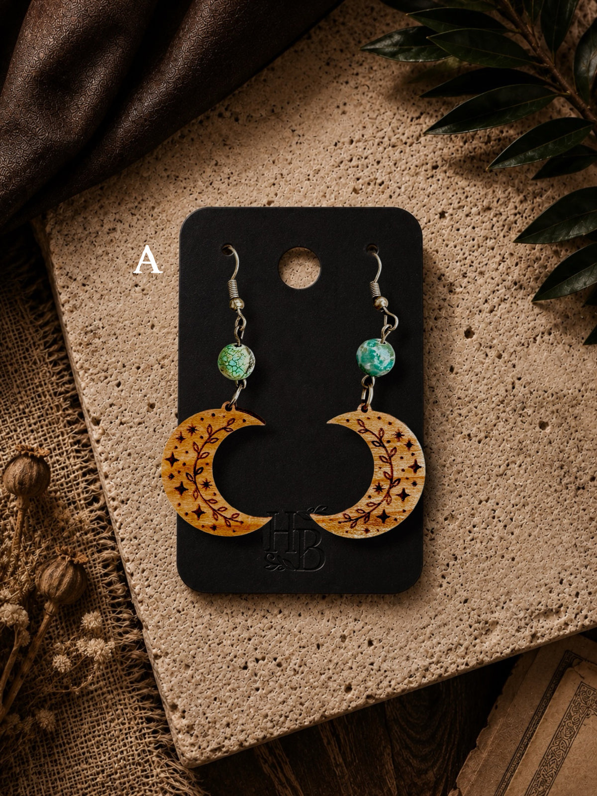 Moon & Vine Earrings