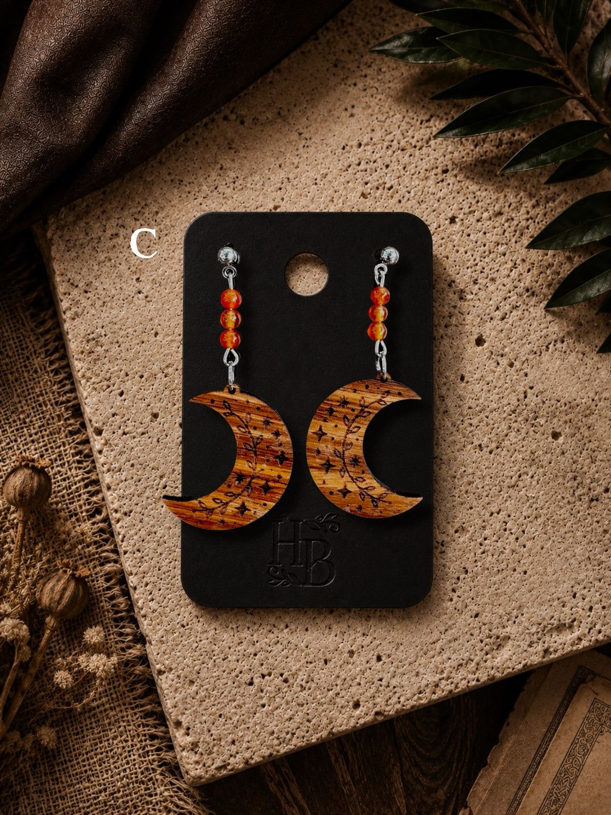 Moon & Vine Earrings