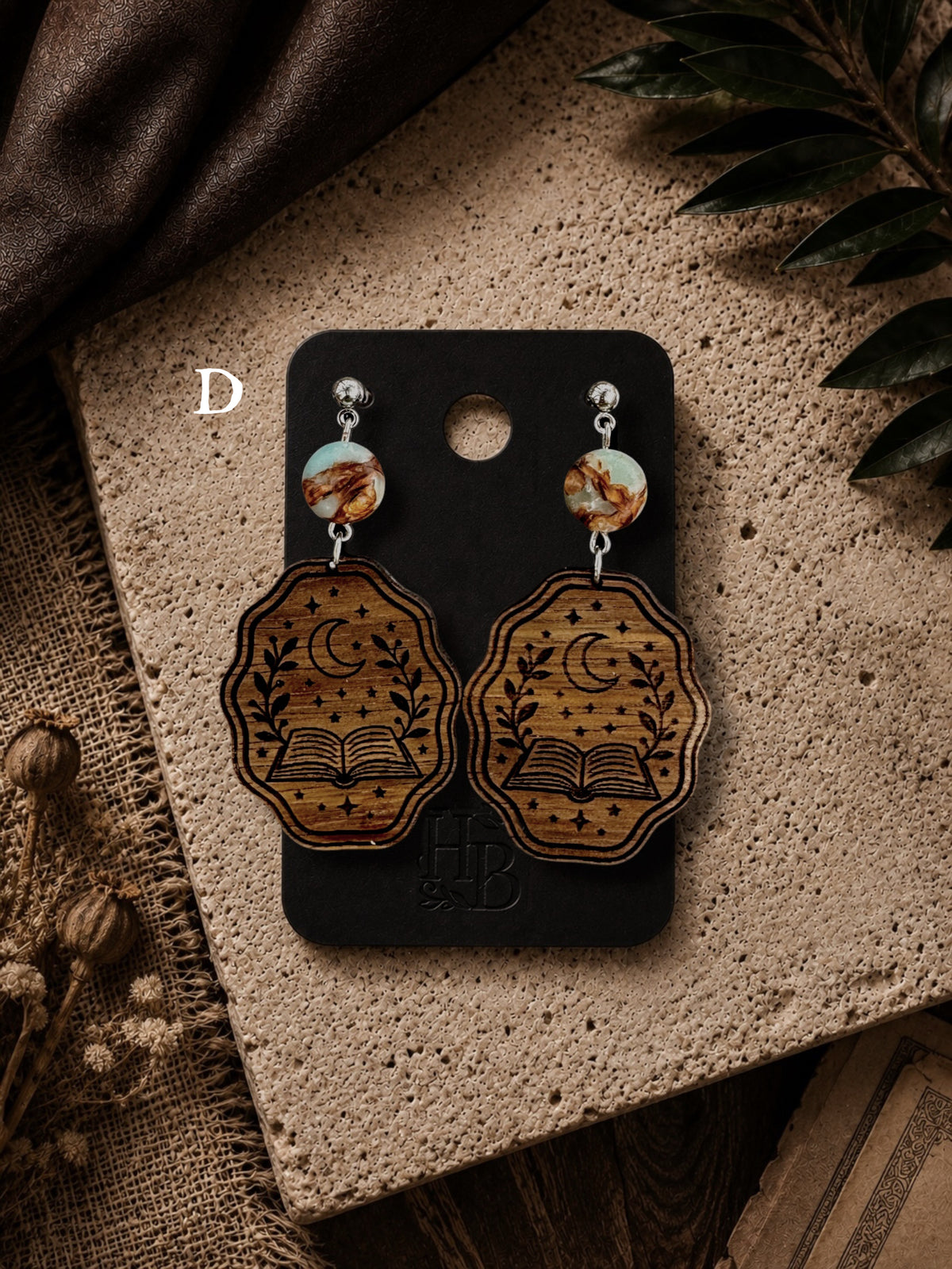 Moonlit Pages Earrings