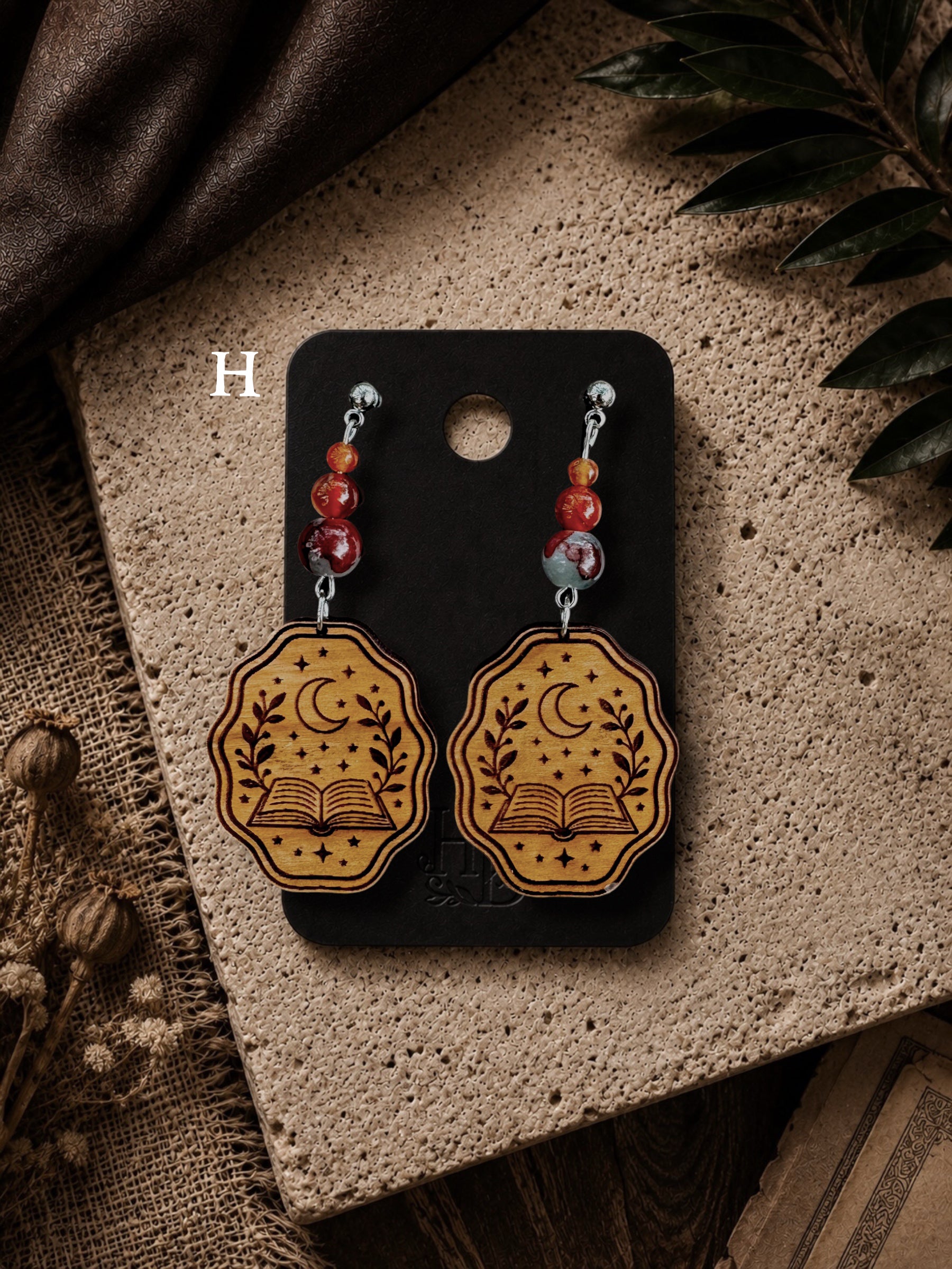 Moonlit Pages Earrings