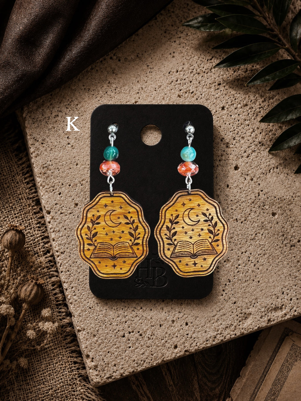 Moonlit Pages Earrings