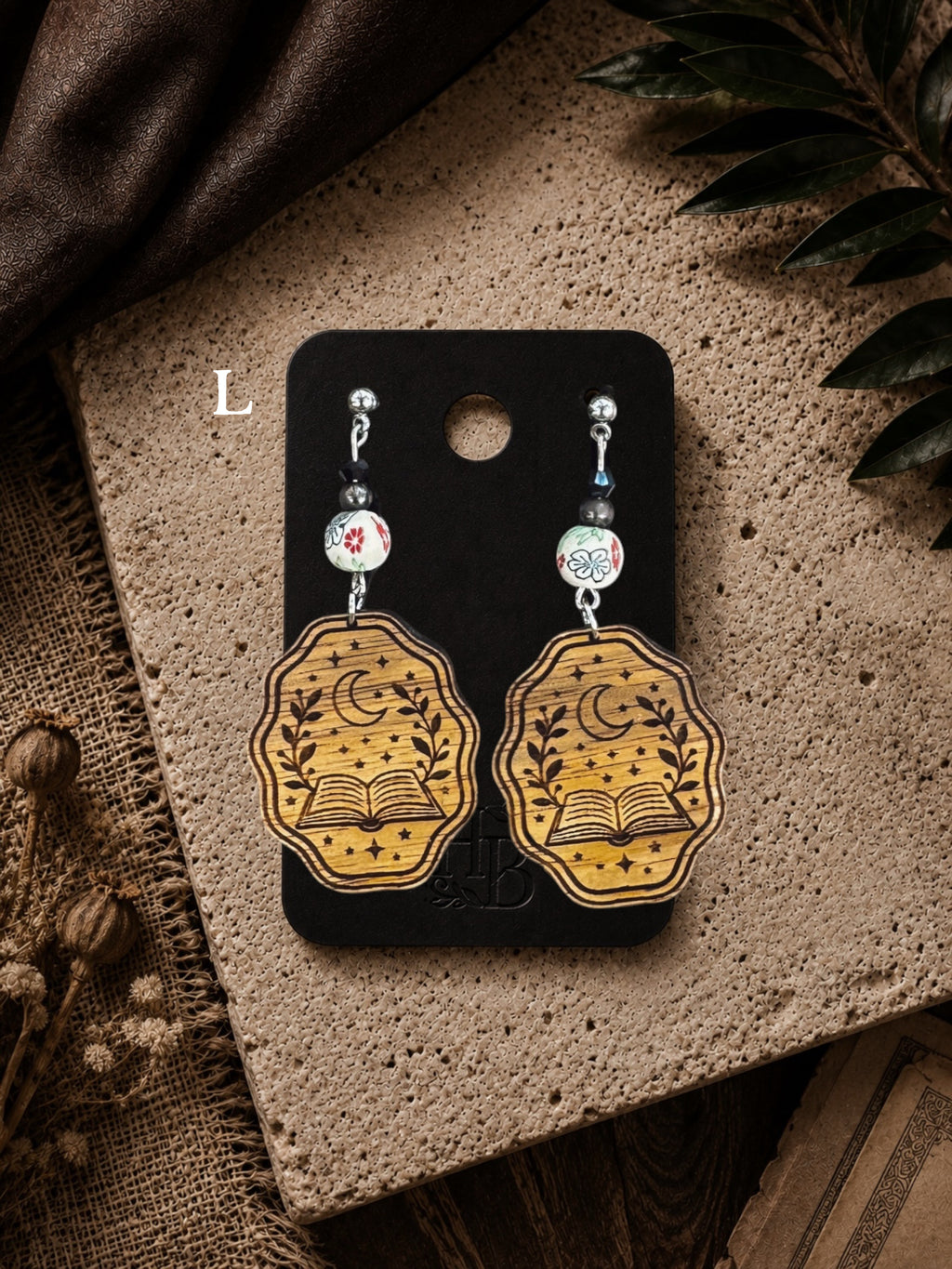 Moonlit Pages Earrings